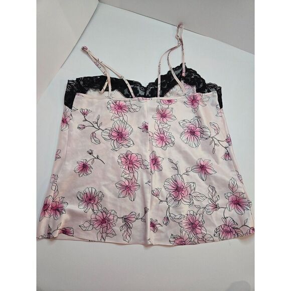 Apt. 9 Women's Pink Floral Cami Pajama Set Size Medium - Picture 5 of 11